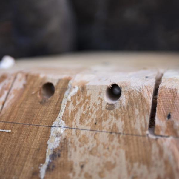 Orificios terminados