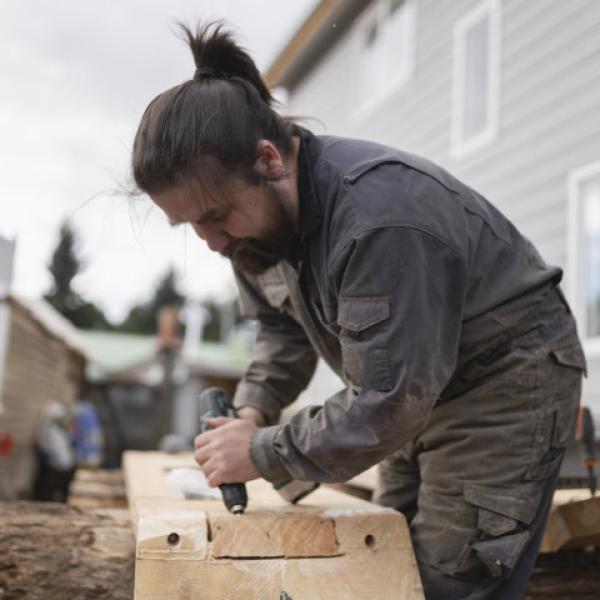 Perforando para poner Tarugos